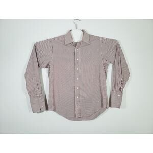 Burberry of London Button Up Shirt Men's Size 15 - 34 100% Cotton